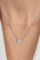 Varëse për femra Brilio Silver Glittering Heart NCL206W, e argjendtë