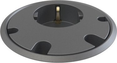 Prizë tavoline Forming Function Powerdot, 1x prizë, 4x porta kabllosh, e zezë