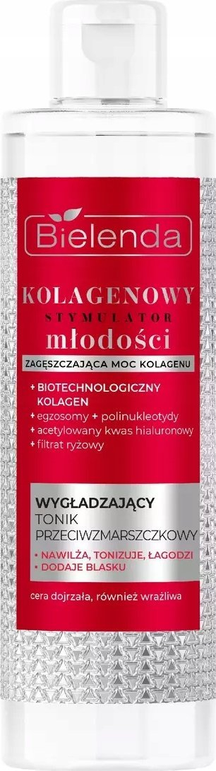 Tonik fytyre Bielenda Collagen Stimulator, anti age, zbutës, për lëkurë të pjekur