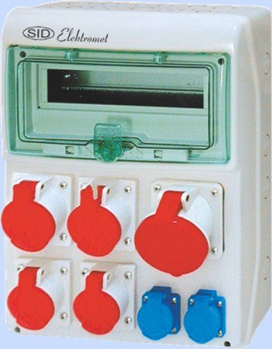 Panel shpërndarës Elektromet Construction RSS-04, 12 module, 63A, IP44