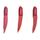 Set me buzëkuqë Revolution Matte Reds, 5 x 3.2 g