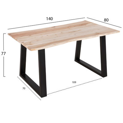 Tavolinë ngrënieje Montana Slim 140x80x77Hcm (HM8163.21)