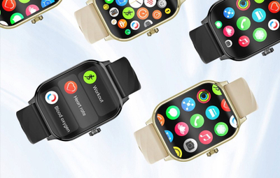Паметен часовник Blitzwolf BW-HL5, екран 2.1", Bluetooth 5.3, црн
