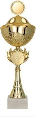 Kupë sportive Victoria Sport Metal Cup, metal, me kapak, ngjyrë argjendi