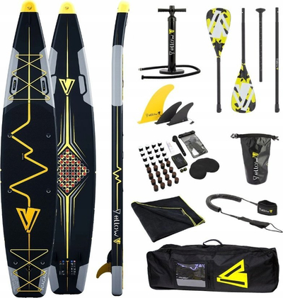 Dërrasë SUP Extralink SUP-1010, 350 x 81 x 15 cm, e zezë