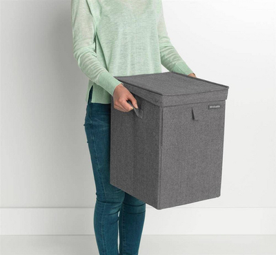 Shportë për rroba Brabantia, 35L, e hirtë