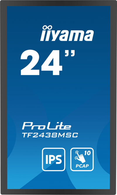 Монитор на допир iiyama ProLite TF2438MSC-B1, 24\", IPS, Full HD, црн