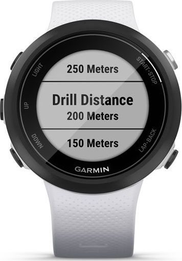 Smartwatch Garmin Swim 2, GPS, mat rrahjet e zemrës, White Stone