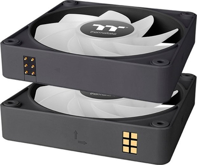 Ventilator PC Thermaltake CT140 EX Reverse ARGB, 140mm, set 3 copë, shumëngjyrësh