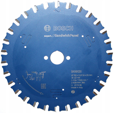 Teh rrethor Bosch Expert 165mm, 30 dhëmbë, bosht 20mm