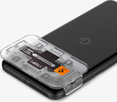 Mbrojtëse xhami për kamerën Spigen Glas.tR EZ Fit Optik, për Google Pixel 8, 2 copë, e zezë