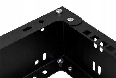 Konzollë montimi Stalflex WRH19-3U/4U-330B, për pajisje rack 19", metal, e zezë