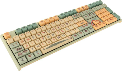 Tastierë mekanike Ducky One 2 Pro Peter Pan Dimanche Limited Edition, Iris V2 EC, USB‑C, shumëngjyrëshe