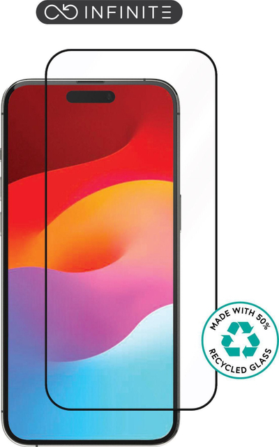 Mbrotës ekrani eSTUFF Titan Shield për iPhone 15 Pro Max, xham i temperuar 9H, transparent