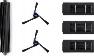 Set mirëmbajtje Ecovacs Deebot T20 Omni, furça dhe filtra për ndërrim, i zi