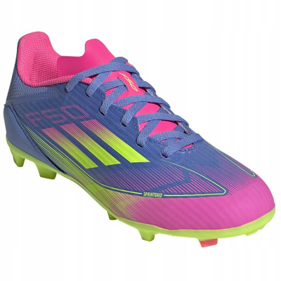 Çizme futbolli adidas F50 League Jr FG MG për kalamaj, për bar natyral edhe fushë artificiale, shumëngjyrëshe
