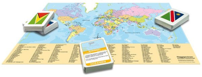 Loja me letra Flags of the World, 200 letra, lojë gjeografie me mësim, shumëngjyrëshe