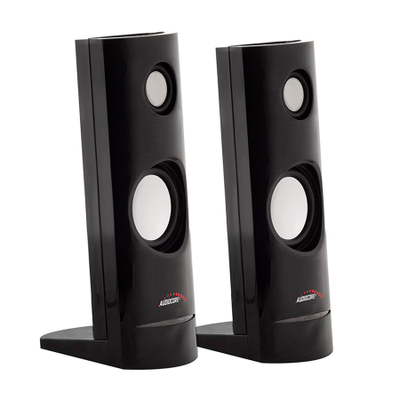 Altoparlantë kompjuteri Audiocore AC860, stereo, USB, të zinj