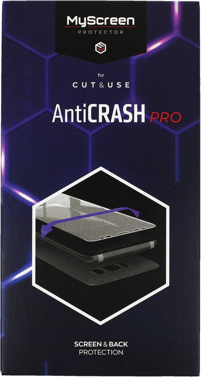 Film mbrojtës ekrani MyScreen AntiCRASH Pro 4.0, 6.5", pako me 10 copë, transparent