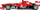 Makinë me telekomandë Rastar Ferrari F1, 1:18, 26cm, e kuqe