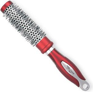 Furkë flokësh Top Choice Hair Brush Exclusive S, rrethore, argjendtë burgundy