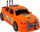 Makina lodër Leantoys Racing Car 1:16, me zëra, portokalli
