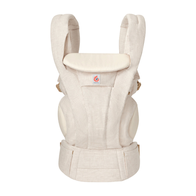 Mbajtëse bebe Ergobaby Omni Deluxe Linen, ergonomike, liri natyral, bezhë
