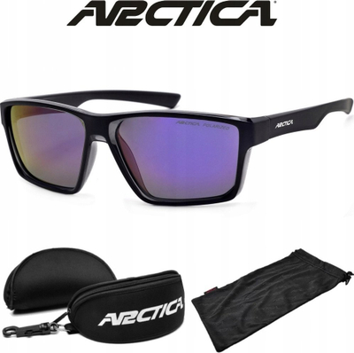 Syze dielli Arctica S-335B, xhama të polarizuara Revo, UV400, kornizë e zezë