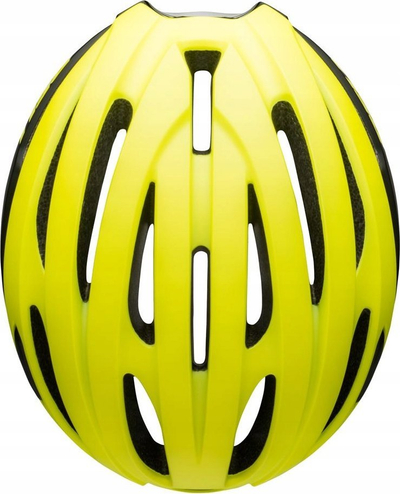 Helmeta rrugore Bell Avenue Road, unisex M L 53 60 cm, hi viz e zezë