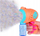 Pistoletë flluskash Colorful Bubble Gun ZA4955, me dritë, me lëng flluskash, portokalli shumëngjyrëshe