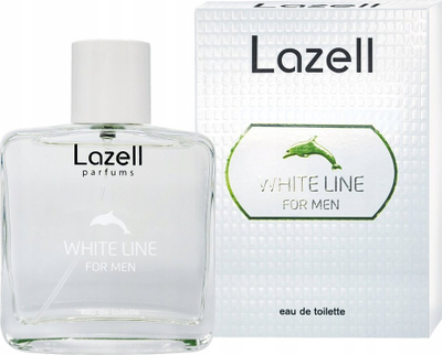 Ujë tualeti Lazell White Line for Men, 100ml, për burra, transparent