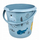 Кофа за чистење Keeeper Deco Ilvie Sealife, 10L, пластика PP, сива транспарентна со принт