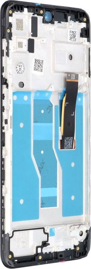Ekran LCD Motorola Moto G52, me kornizë, ngjyrë e zezë
