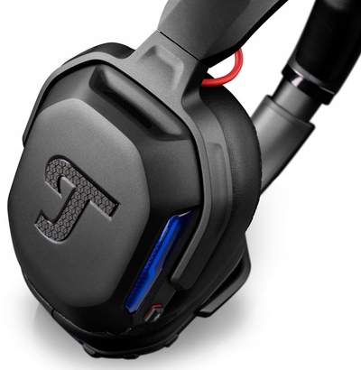 Слушалки за гејминг Teufel Cage Pro, безжични, моќен бас, црни