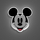 Dekor LED neon Yellowpop Disney Mickey me Fytyrë të Printuar, USB, shumëngjyrësh