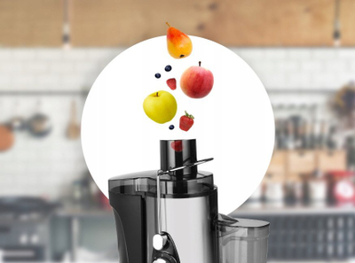 Shtrydhëse frutash edhe perimesh Orava OS-112, 600W, funksion Pulse, argjendt edhe e zezë