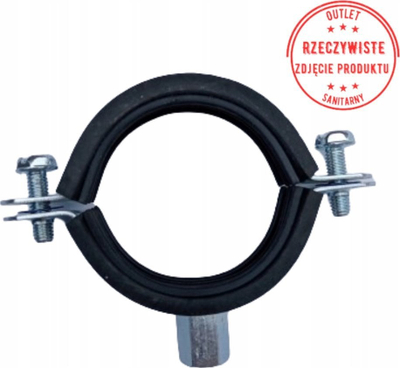 Kapëse tubi NICZUK THALE UPGD 54BK, diametër 53 58 mm, DUO, e zezë