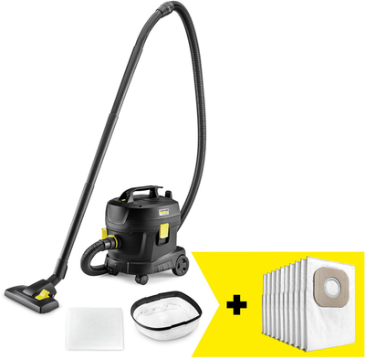 Fshesë industriale Kärcher T 11/1 Classic Adv Go Further, 11L, pastrim i thatë, e zezë