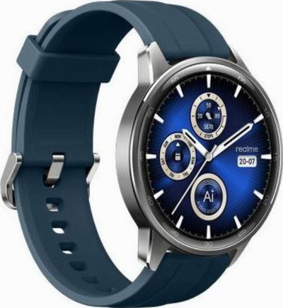 Ora e mençme Realme Watch S2, 1.43" AMOLED, IP68, blu