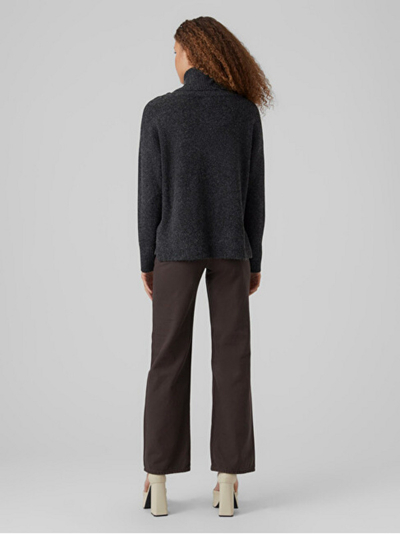 Bluzë Vero Moda VMDOFFY Regular Fit, e hirtë