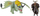 Set figurash DreamWorks How to Train Your Dragon Rumblehorn dhe Stoick, 25 cm, shumëngjyrëshe