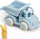 Lodër kamion Viking Toys Reline Jumbo Dump Truck, 25 cm, plastikë e ricikluar, bardh e blu