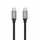 Kabllo Aukey, USB C / USB C, 1 m, e zezë
