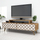 Komodë TV Hommy Craft City, 140x48.8x41.8cm, dru arrë, e bardhë