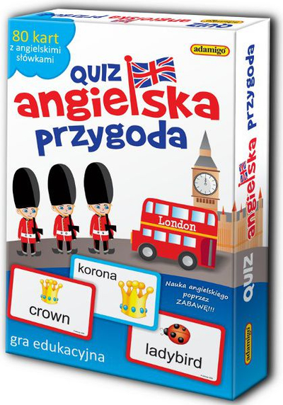 ADAMIGO Gra Quiz Angielska przygoda - 6373