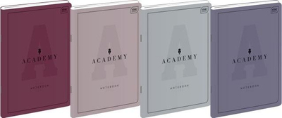 Fletore Interdruk Notebook A5 M Academy, 60 fletë, vija, shumëngjyrëshe