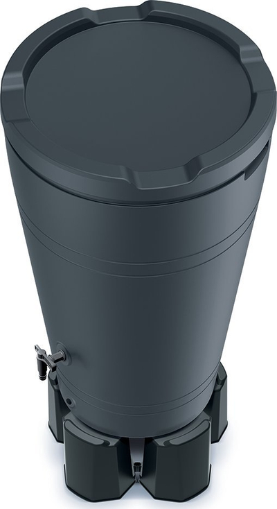 Bazament modular MODULAR BASECAN SET, plastik, për fuçi, ngjyrë antracit