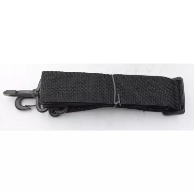 Ремен за држење DEDRA Harness, широк текстилен, со пластични кламери, црн