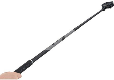 Shkop selfie Telesin me karbon, teleskopik 90cm, me mini-tripod, ngjyrë e zezë