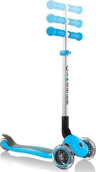 Trotinet për kalamaj Globber Primo Foldable, 3 rrota, blu